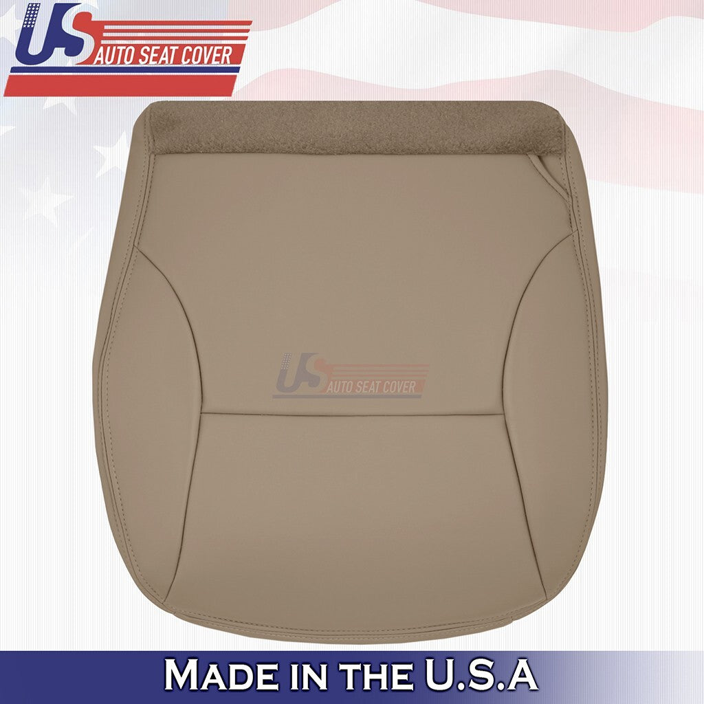 Front Set Bottoms &Tops Leather Seat Cover Tan For 1997 1998 Ford F150 Lariat