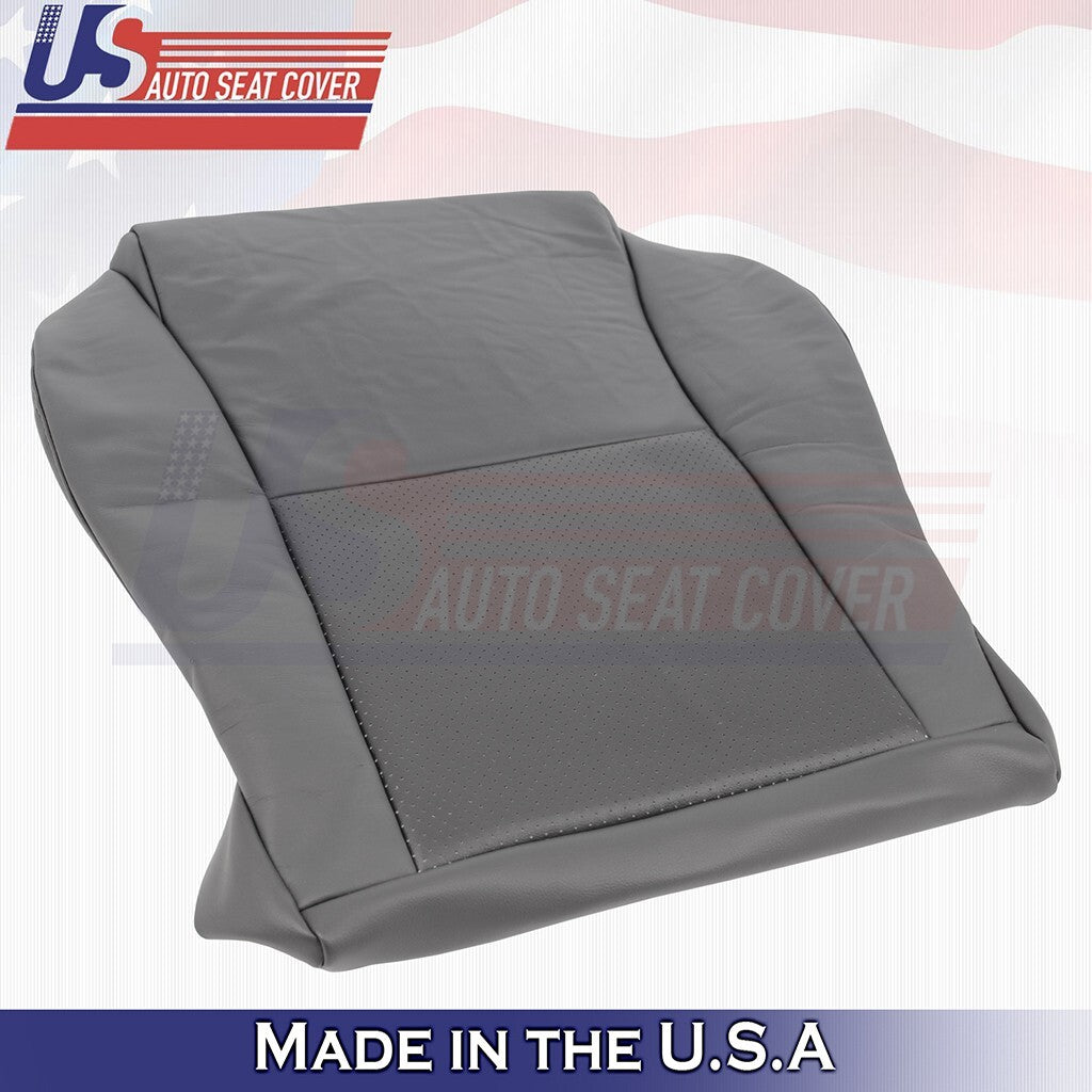 2005 -2008 For Toyota Tacoma Passenger & Driver Bottom Leather Seat Cover Gray