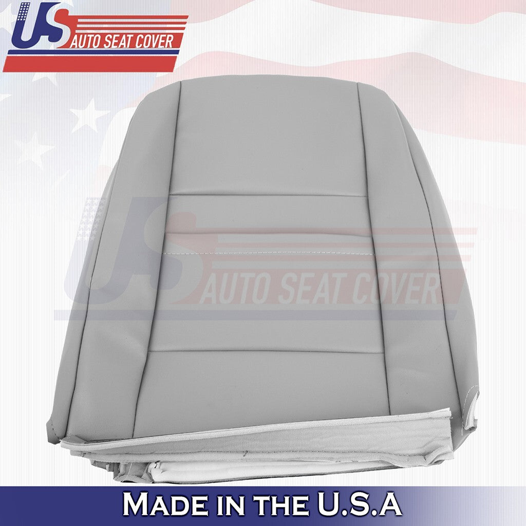 1999 to 2004 For Volkswagen Jetta Driver Bottom & Top Vinyl Seat Cover Gray