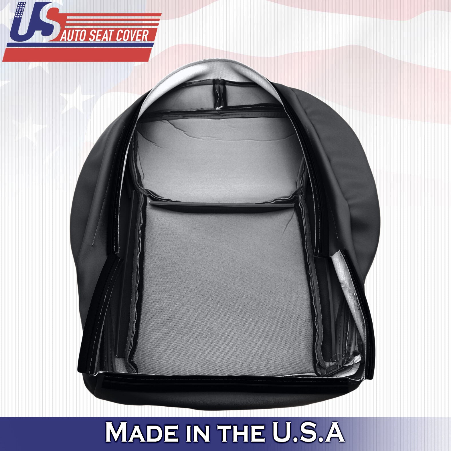 2000 to 2002 Mercedes Benz S Class Driver Passenger Bottom Leather Covers Black