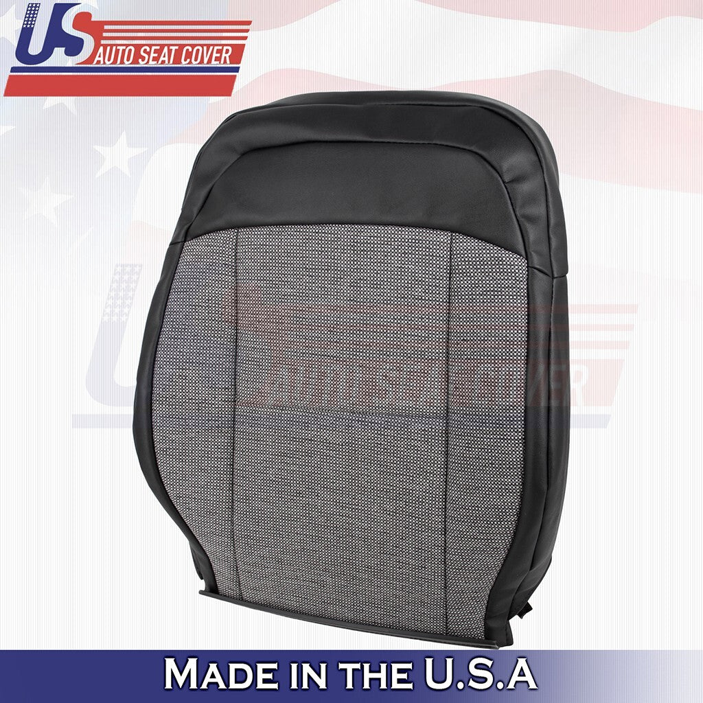 2014 - 2024 Dodge Ram ProMaster Driver & Passenger Bottoms/Tops Cloth Cover Blk