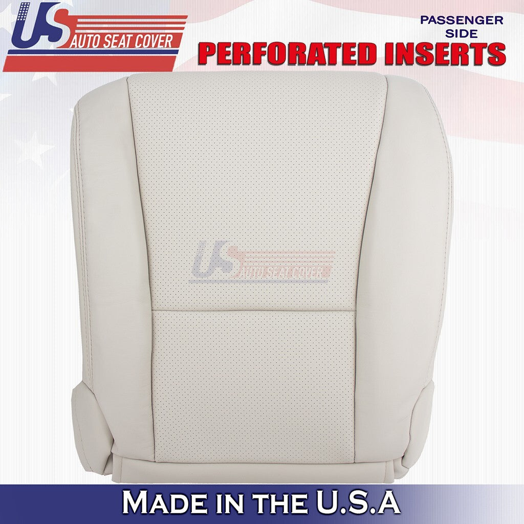 2007 to 2012 Fits Lexus LS600h Passenger Bottom &Top Leather Cover Alabaster