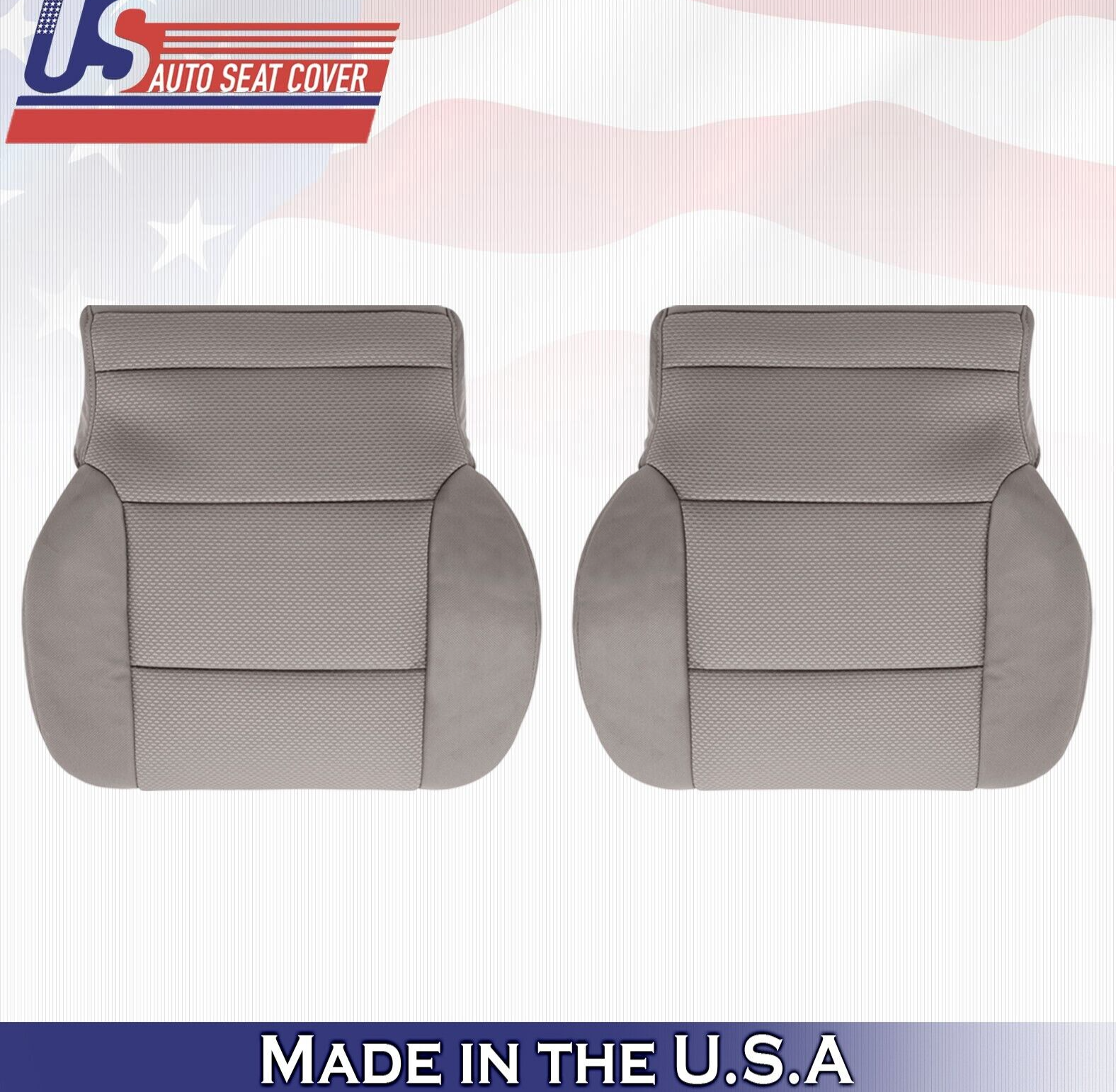 2017 2018 For Chevy Silverado 2500 3500 Driver Passenger Bottom Cloth Covers Tan