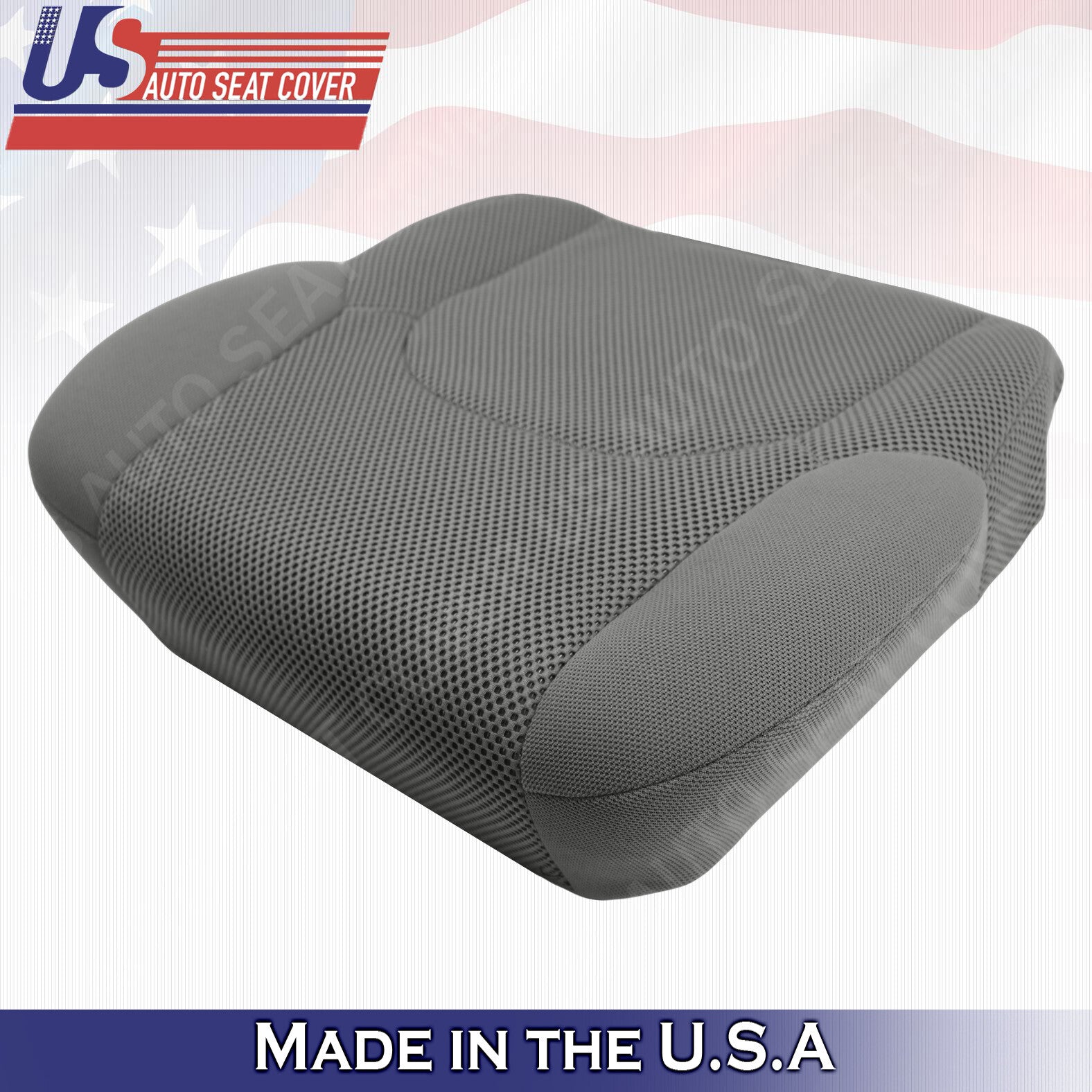 For Front Driver or Passenger Lower Seat covers Gray Cloth Fits Nissan Frontier