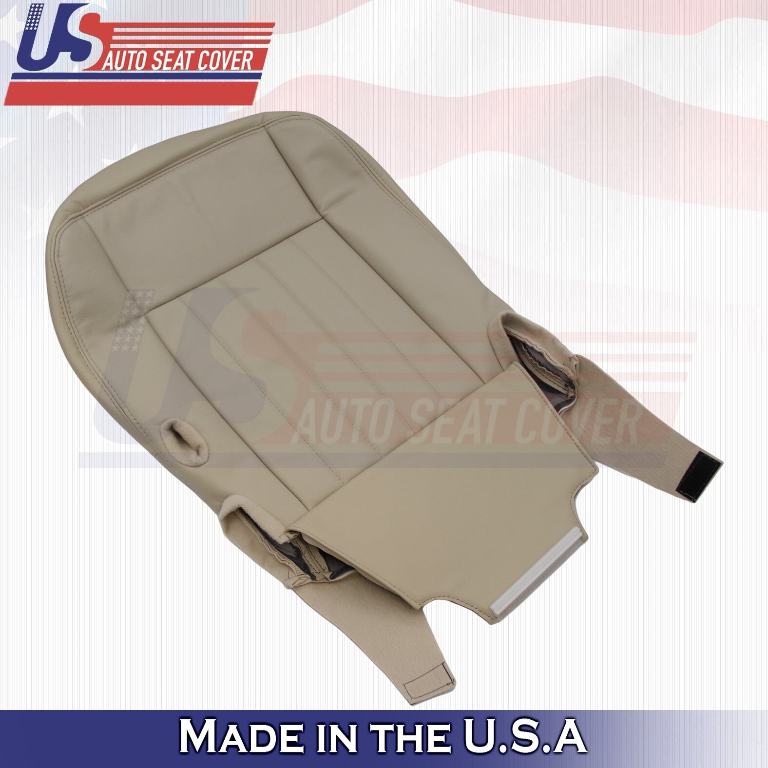 2003 2004 2005 Fits Lincoln Town Car Passenger Bottom Leather Cover Med Tan