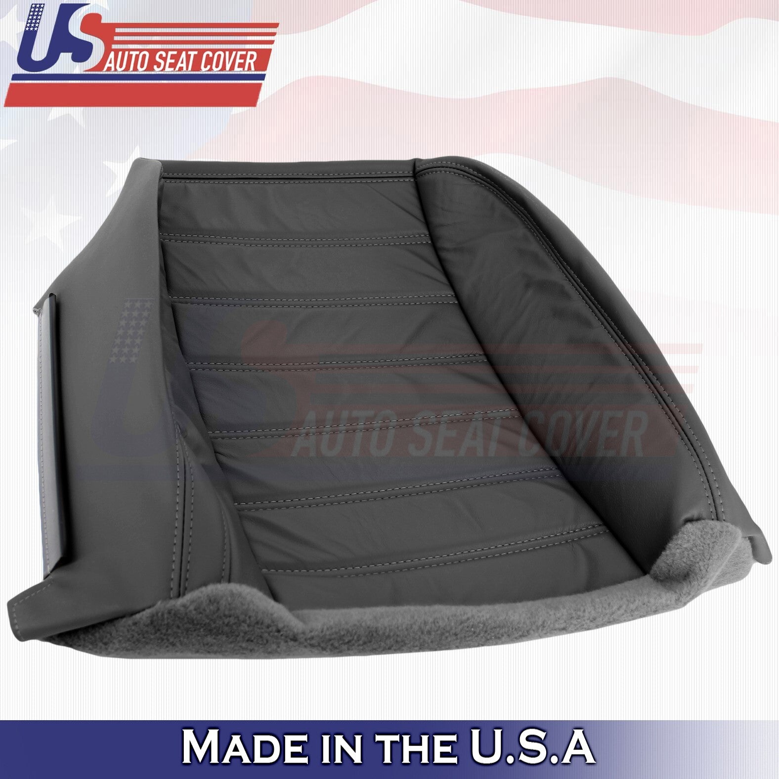 2003 2004 2005 2006 2007 FOR Hummer H2 REAR Passenger Bottom Leather Cover Black