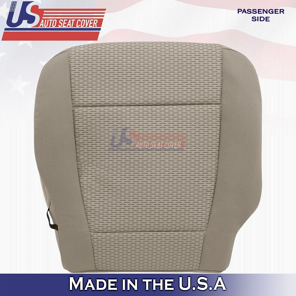 Passenger Bottom Replacement Cloth Cover Tan Fits Ford F150 XLT 2015 to 2019