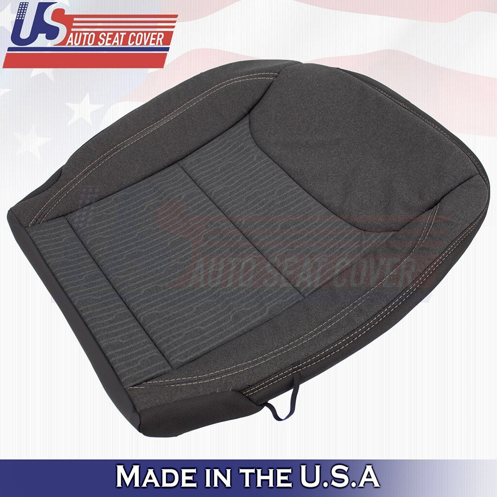 2024 For Dodge Ram 1500 SLT Front Driver Bottom Cloth Seat Cover Diesel Gray