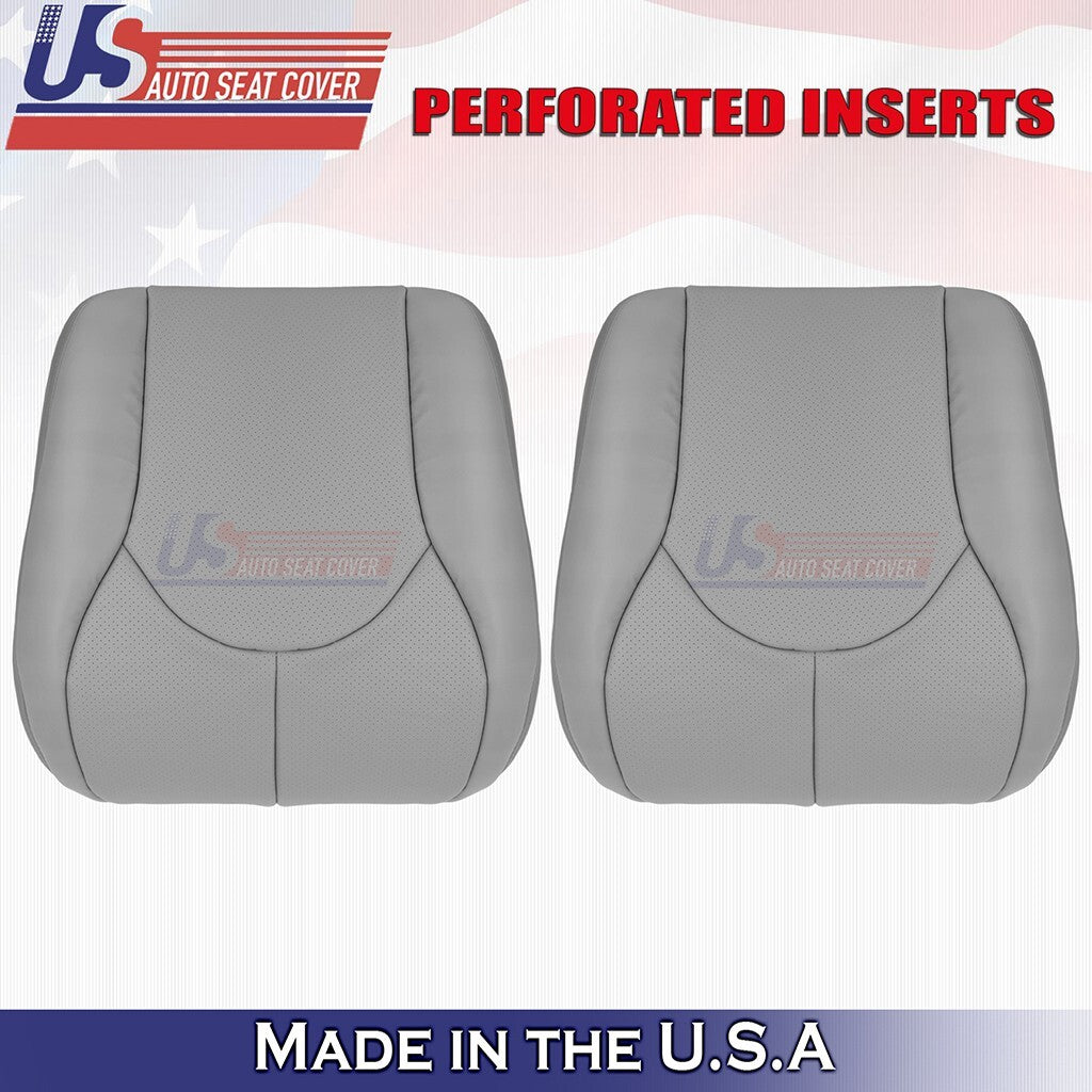 1996 to 2002 For Mercedes Benz SL320 Driver&Passenger Bottoms Leather Cover Gray