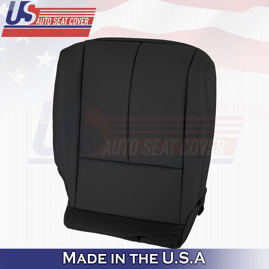 2015 to 2023 Fits Nissan Murano Driver Side Bottom Leather Seat Cover Black