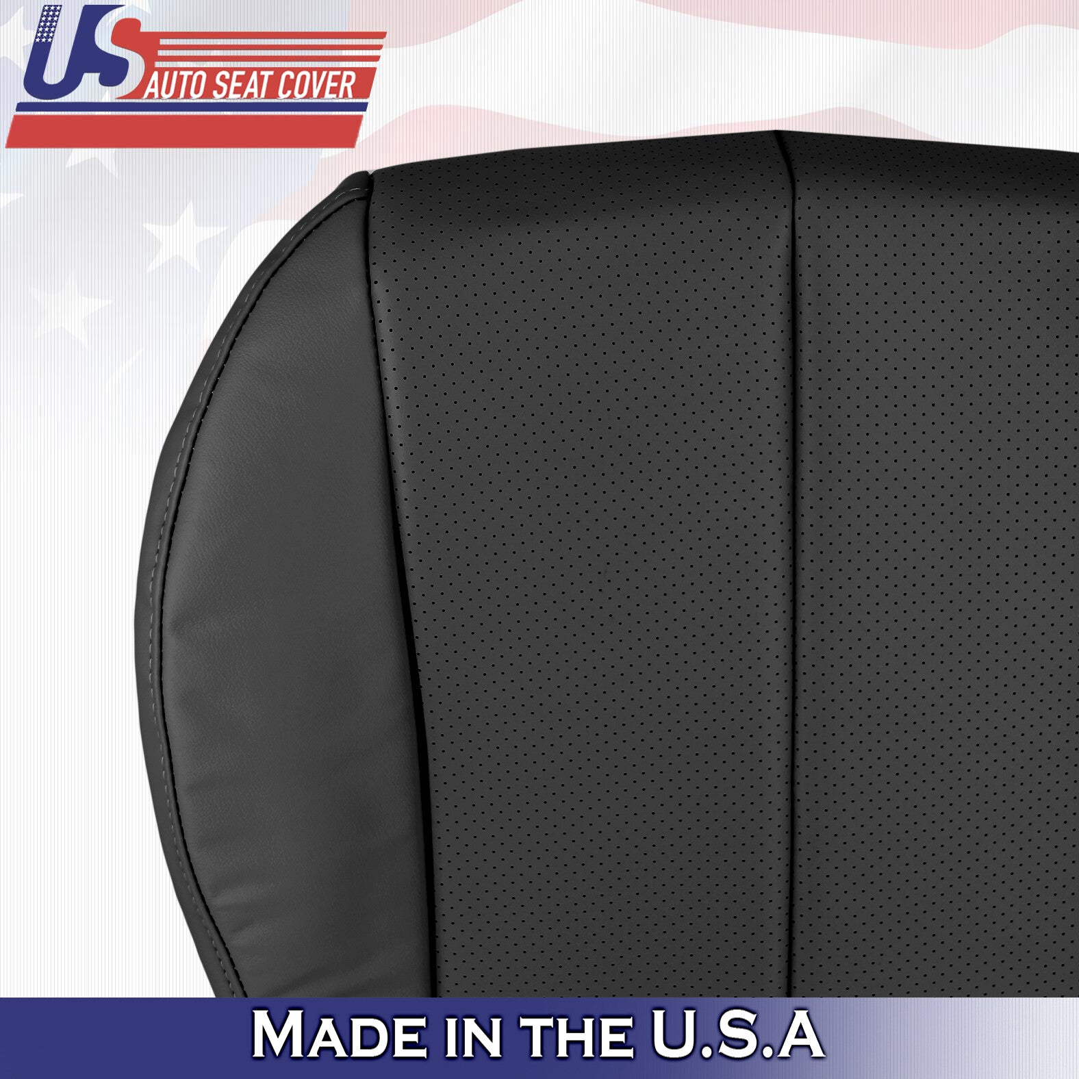 1999 to 2003 For Toyota Camry Solara Driver & Passenger Leather Seat Cover Black