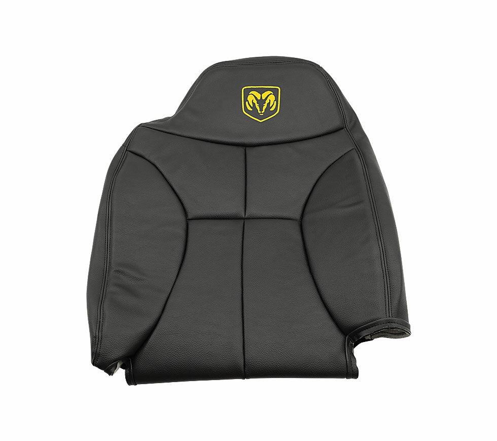 2001 2002 For Dodge Ram 3500 Driver Bottom Lean Back Vinyl Seat Cover Dark Gray