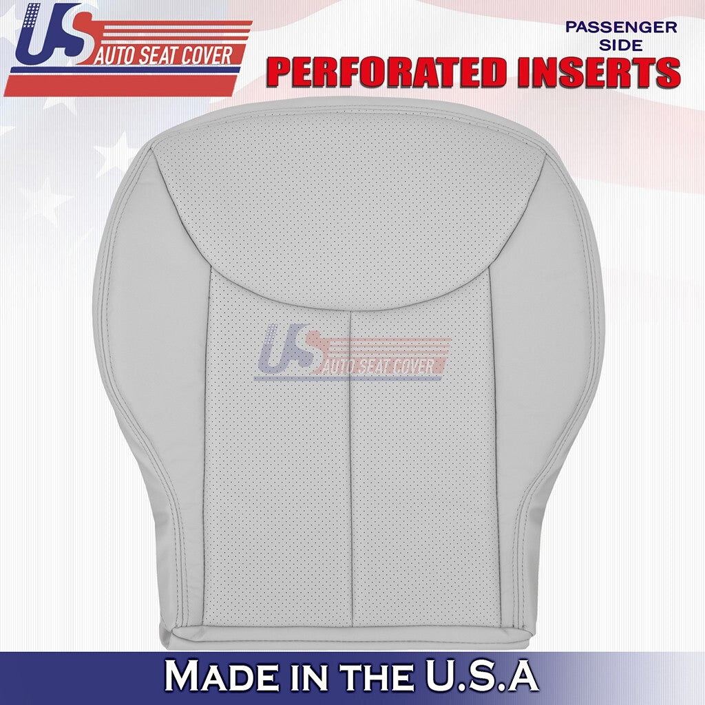 2003 to 2007 For Mercedes Benz SL65 Passenger Bottom Perf Leather Cover GRAY