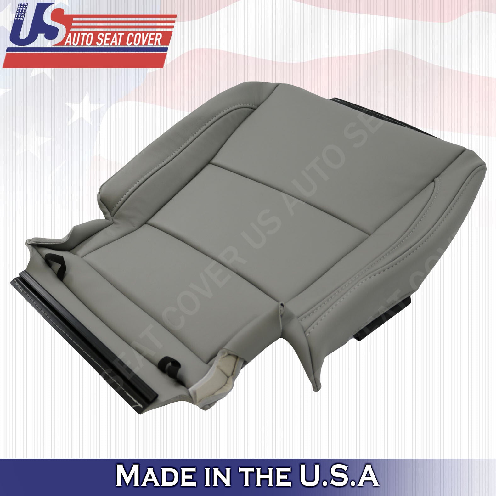 2017 2018 For Acura MDX Passenger Top & Bottom Leather Seat Covers Gray