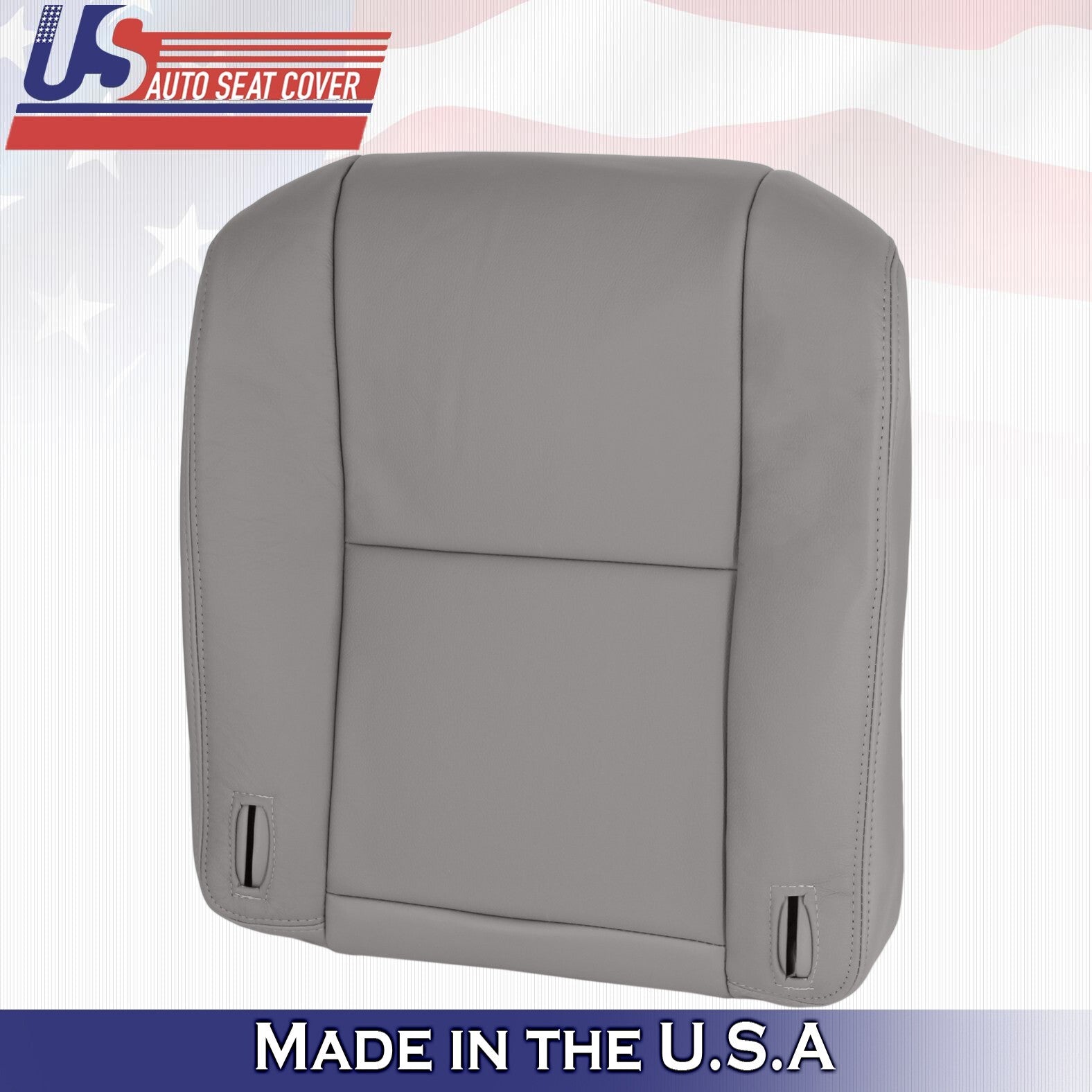 1998 to 2003 For Toyota Sienna Front Driver Bottom Leather Seat Cover Gray