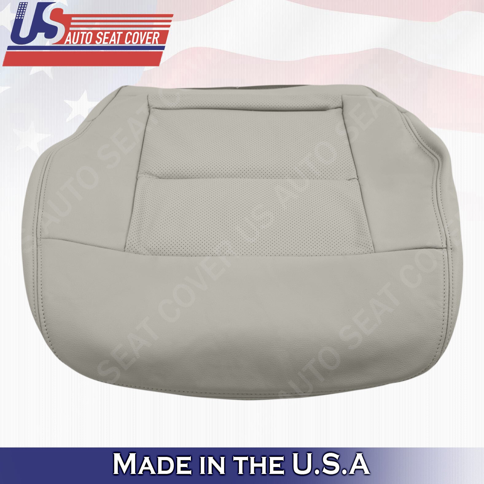 For 2010 TO 2013 Mercedes Benz E350 E550 Front Bottoms Leather Cover Ash Gray
