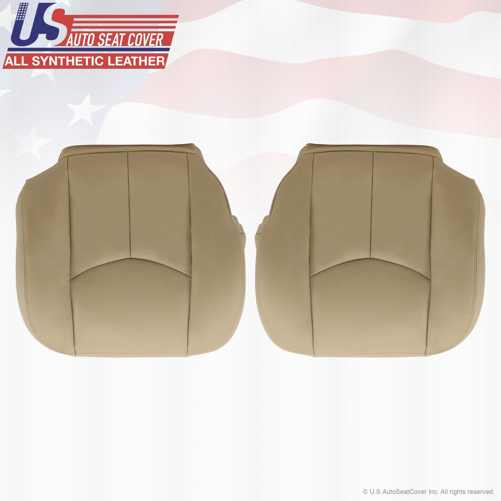 2003 - 06 Chevy Tahoe Suburban Synthetic leather seat OEM replacement 522 Tan