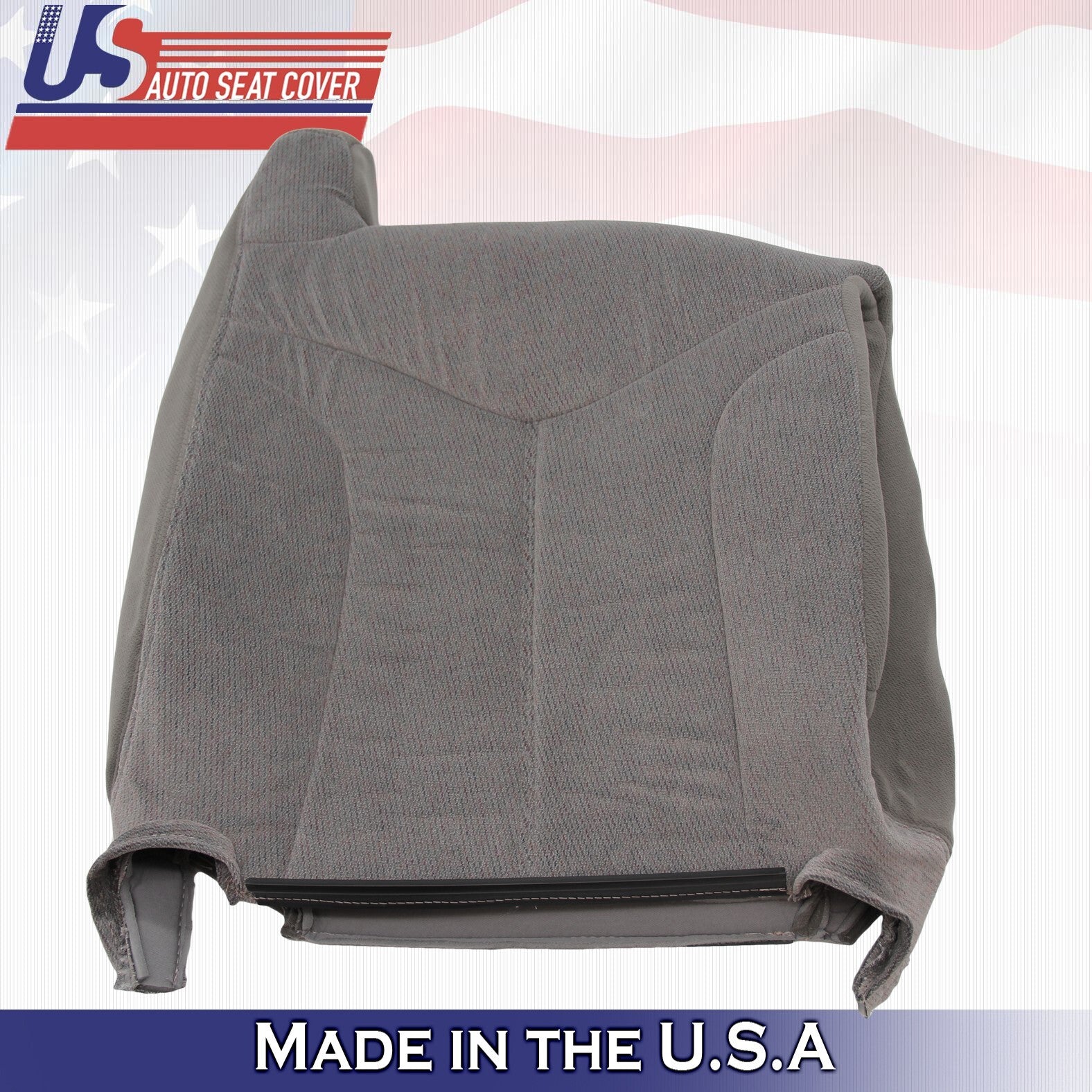 1999 2000 2001 2002 Fits GMC Yukon Passenger Bottom & Top Cloth Cover Gray