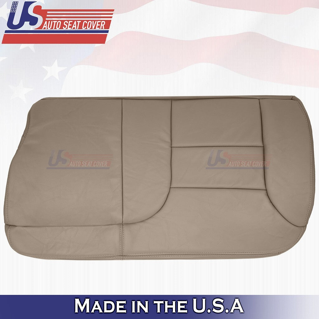 1995 to 1999 For GMC Suburban 2nd Row Driver&Passenger Bottoms Leather Cover Tan