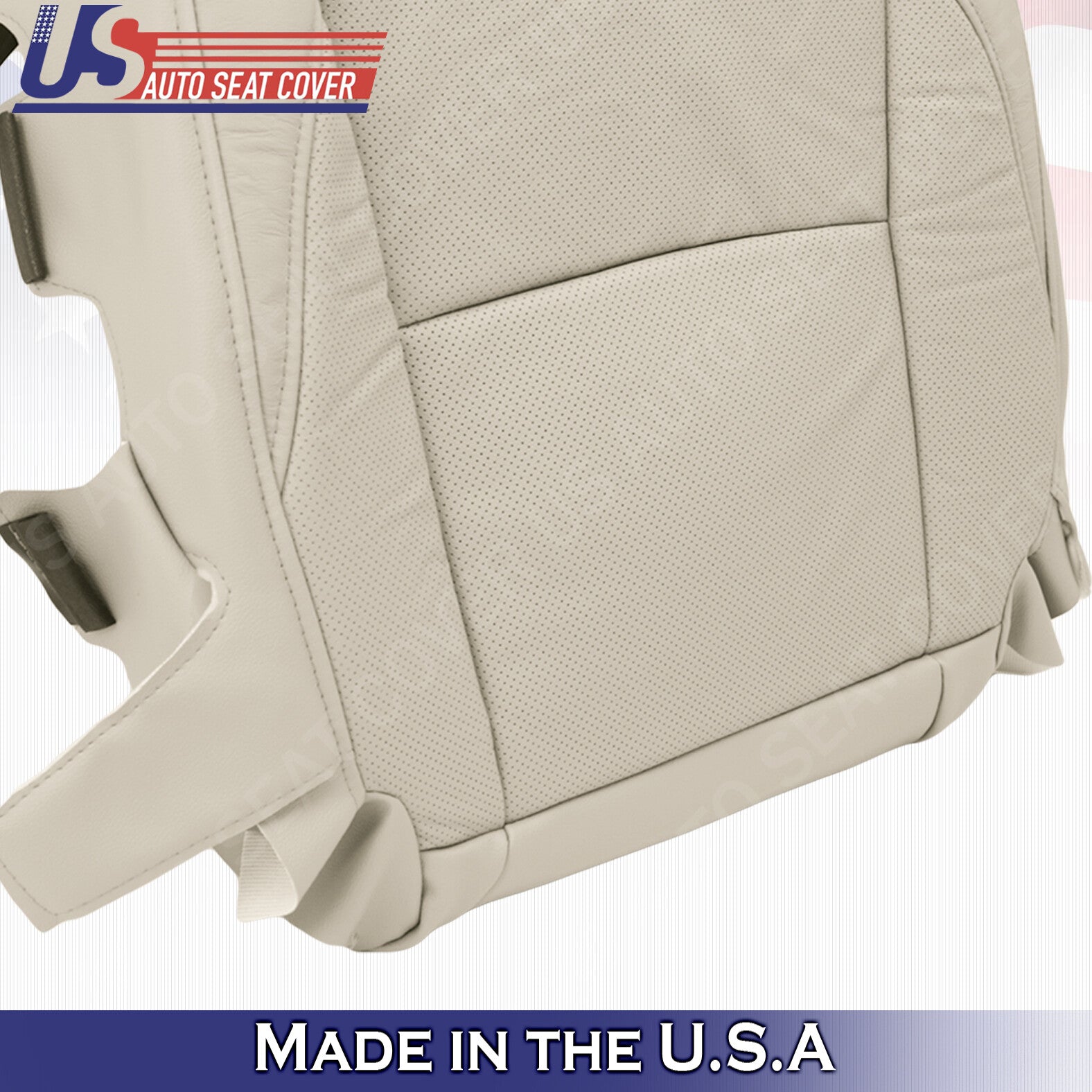 For 2010 2011 2012 Lexus ES350 PASSENGER Bottom Leather Seat Cover Light Tan