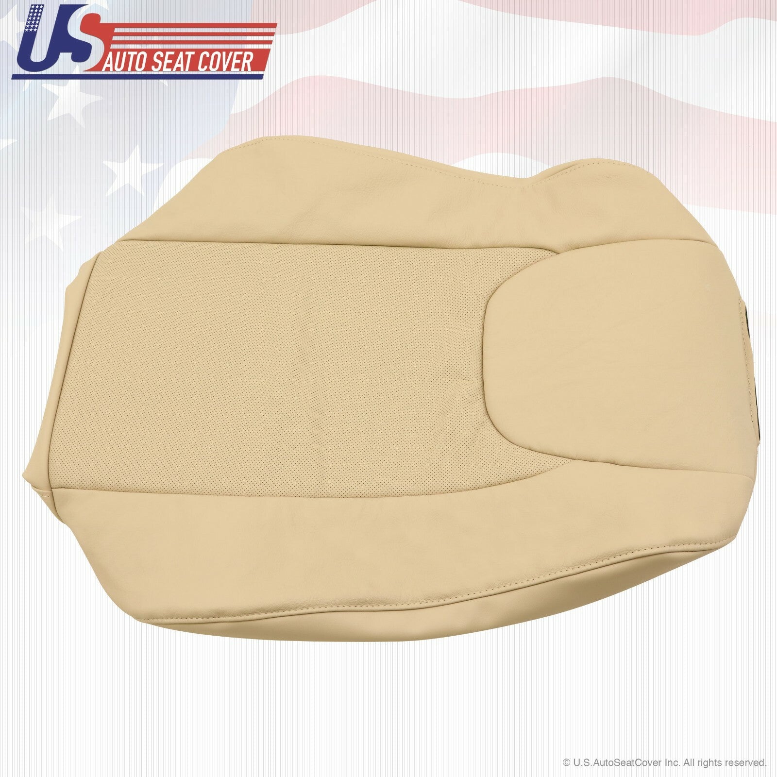 2010 to 2015 Fits Lexus RX350 RX450H Passenger Top Leather Seat Cover Tan