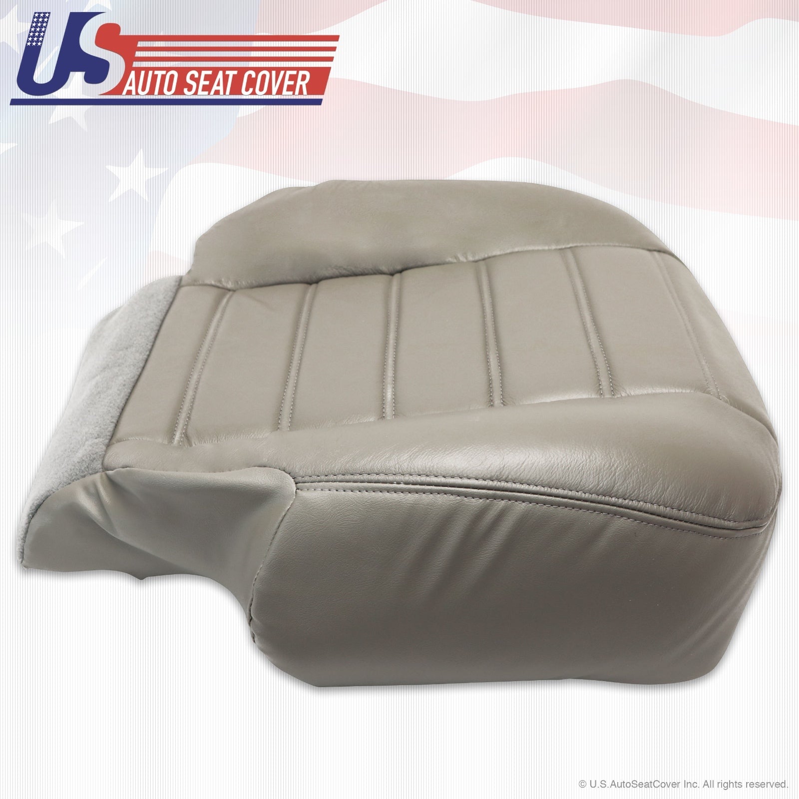 2003 2004 2005 2006 2007 Hummer H2 Driver Side Bottom Vinyl Seat Cover Gray