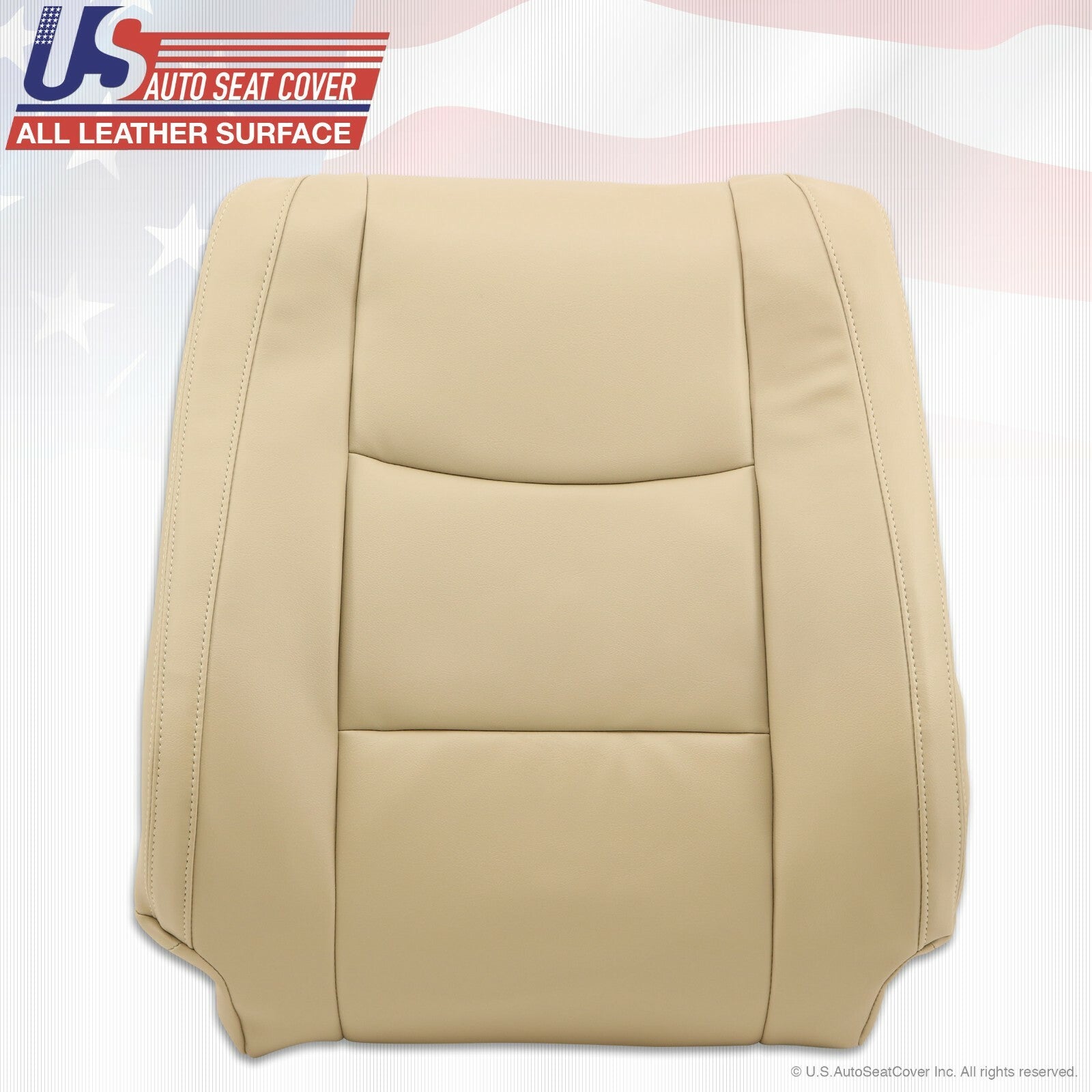 DRIVER PASSENGER SET Leather Seat Cover TAN Fits 2003 to 2009 Lexus GX470