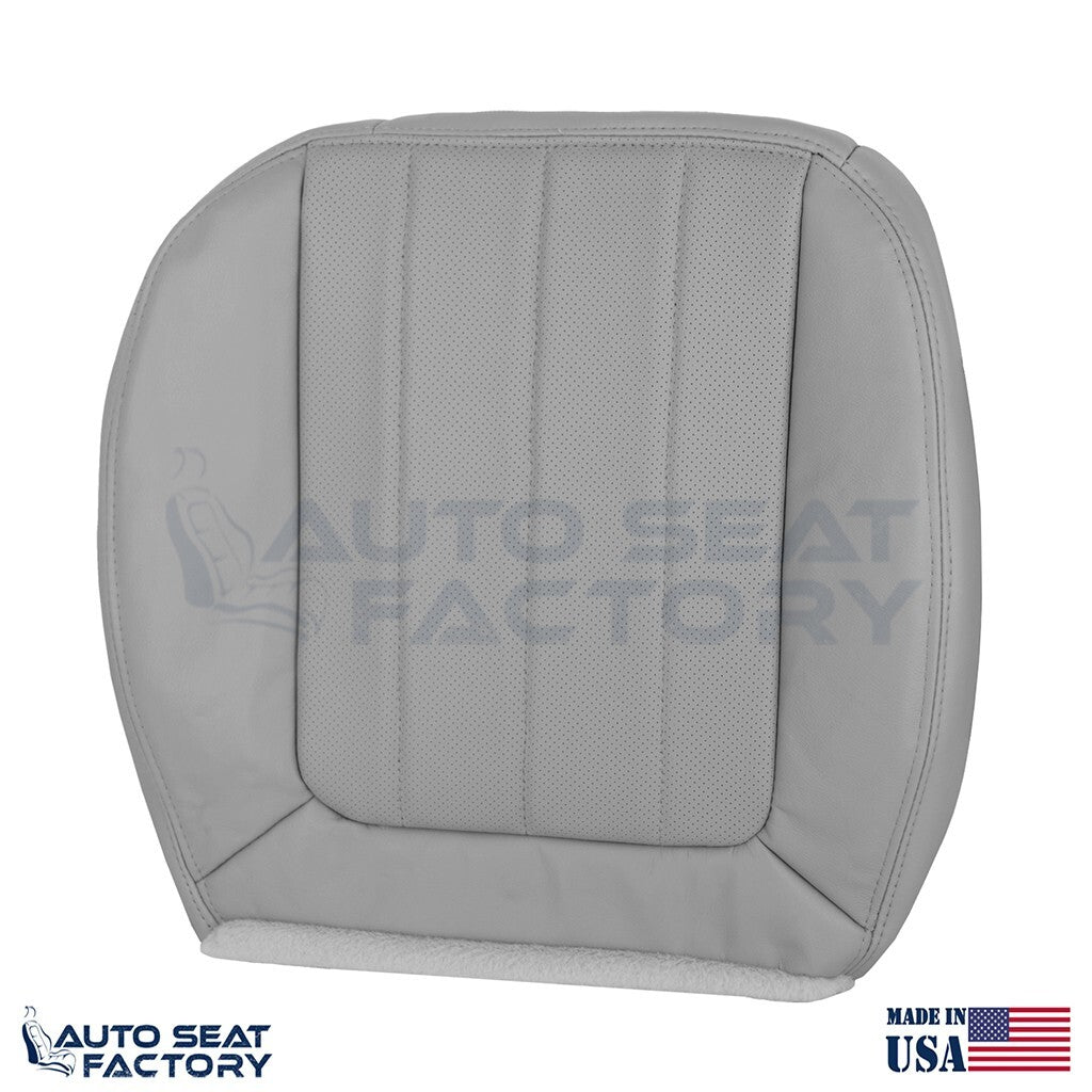 2003 Fits Lincoln LS LEFT & RIGHT Bottom Med. Ash Leather Seat Cover, Perf.