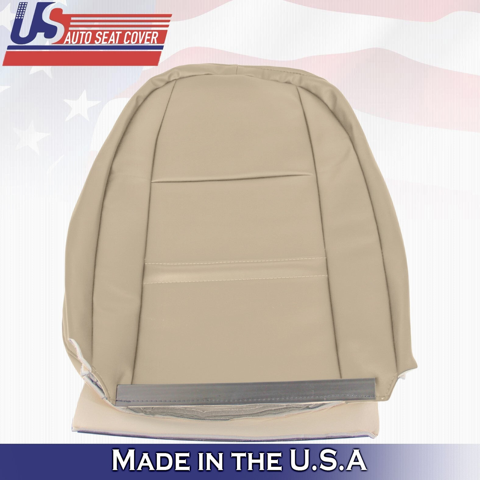 2012 to 2020 Fits Volkswagen Passat Front Set Bottoms &Tops Leather Cover Tan
