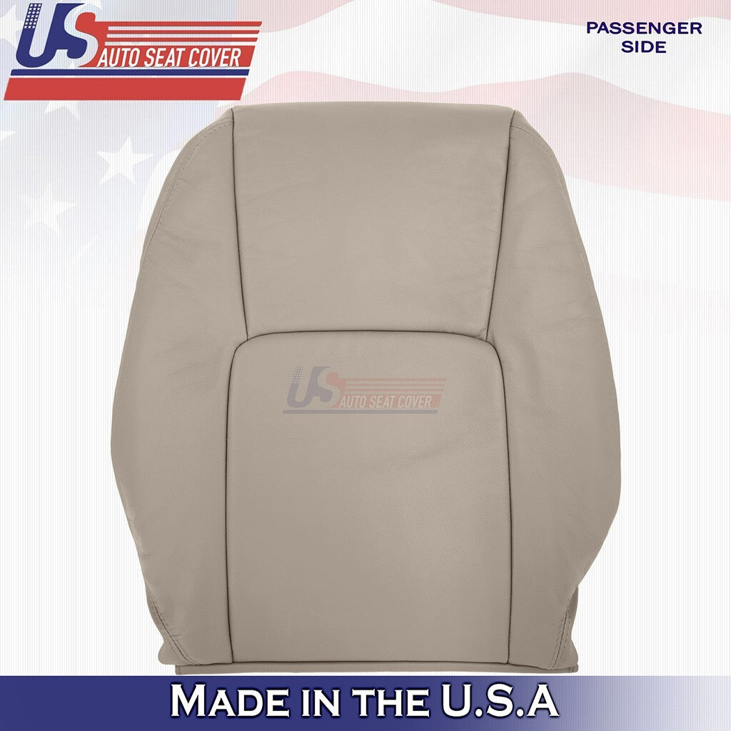 2002-2006 Fits Toyota Camry Driver & Passenger Tops Leather Seat Cover Tan