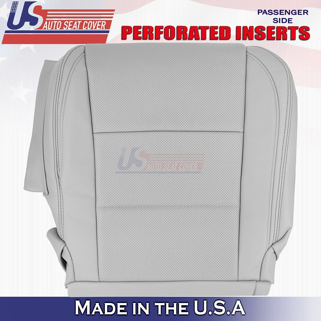 2013 to 2017 Fits Lexus GS350 Passenger Bottom Leather Seat Cover Light Gray