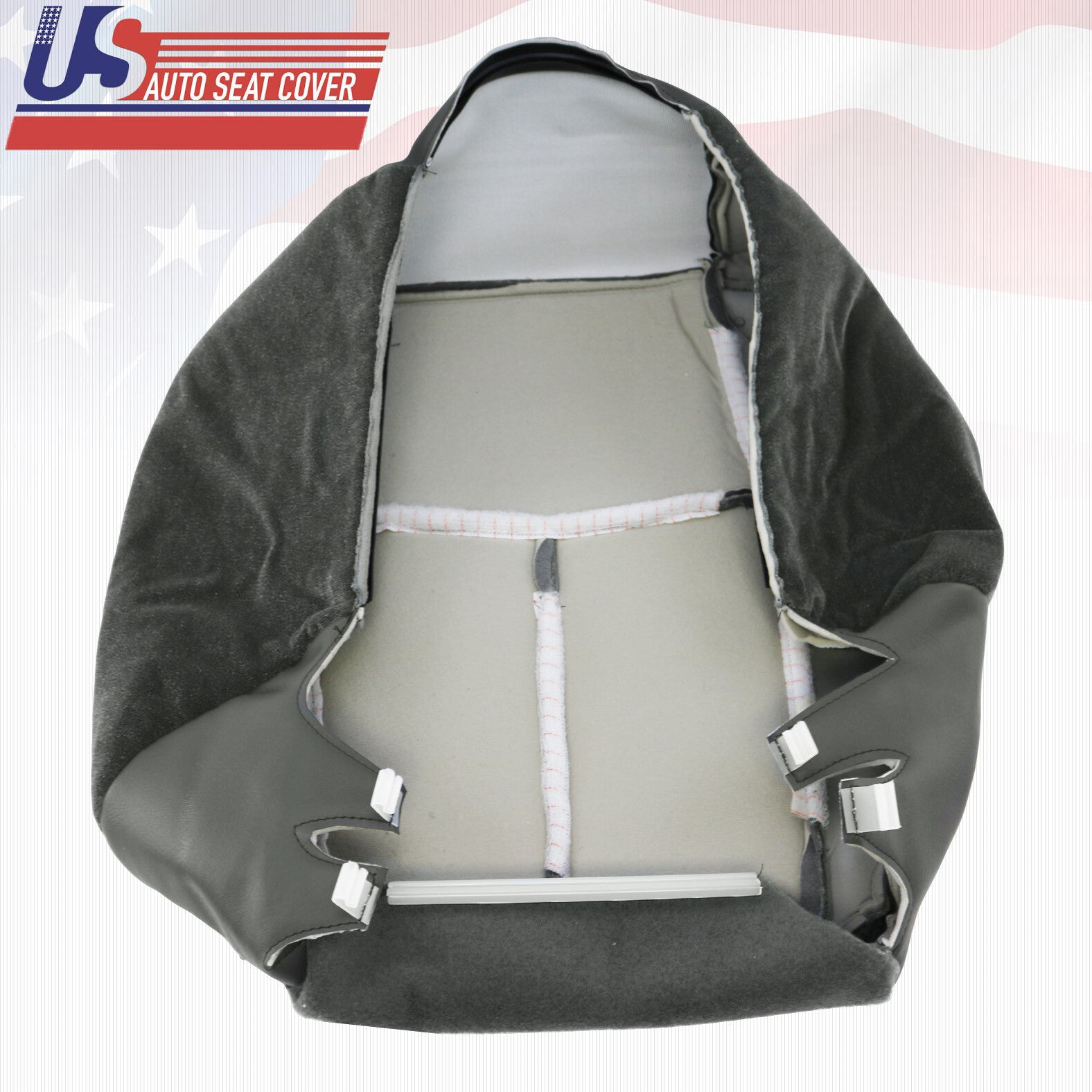 Chevy Avalanche Driver/Passenger Bottom Cloth Cover Dark Gray Fits 2003 & 2004