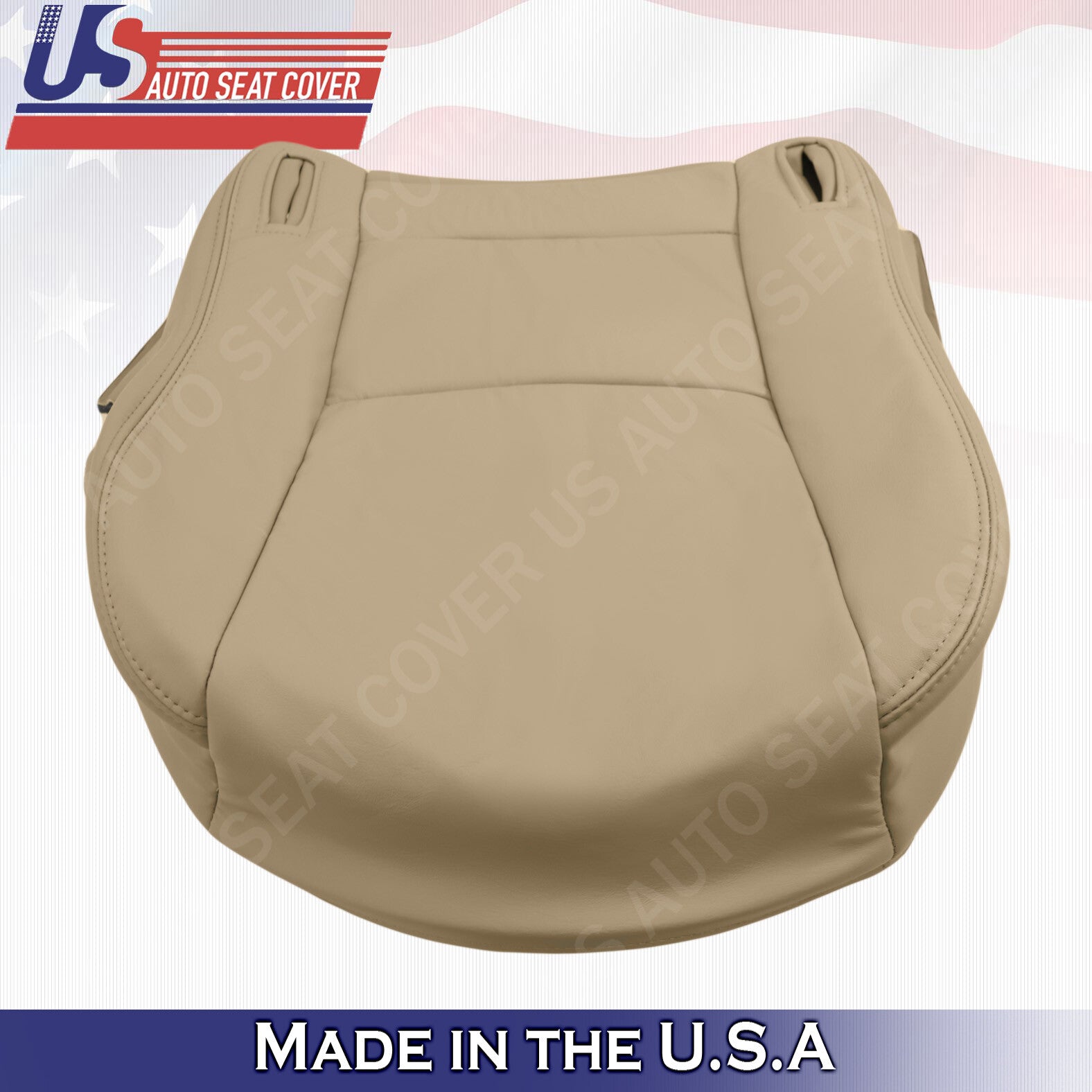 PASSENGER Bottom Leather Cover FITS: 1997 1998 1999 Lexus ES300 Ivory Tan Color