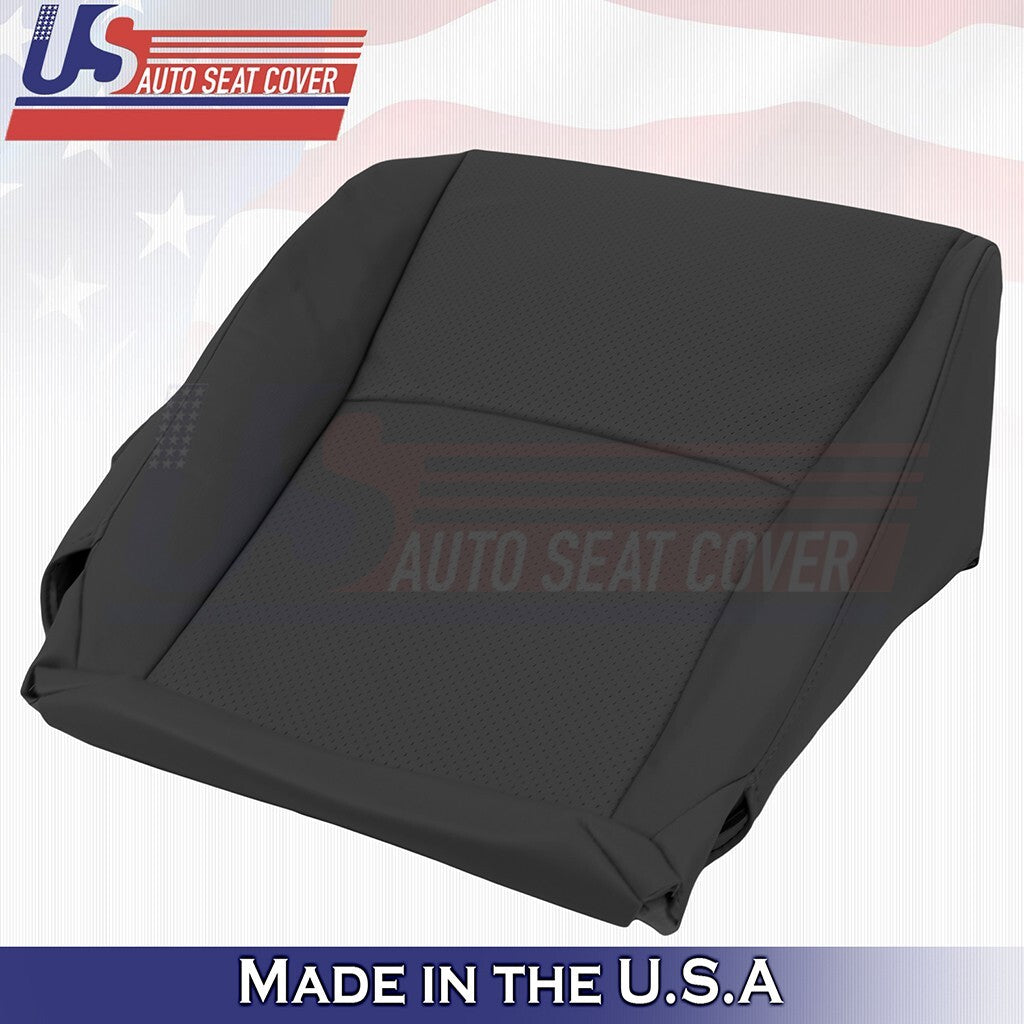 2004 to 2007 For Toyota Highlander Passenger Bottom Leather Seat Cover Black