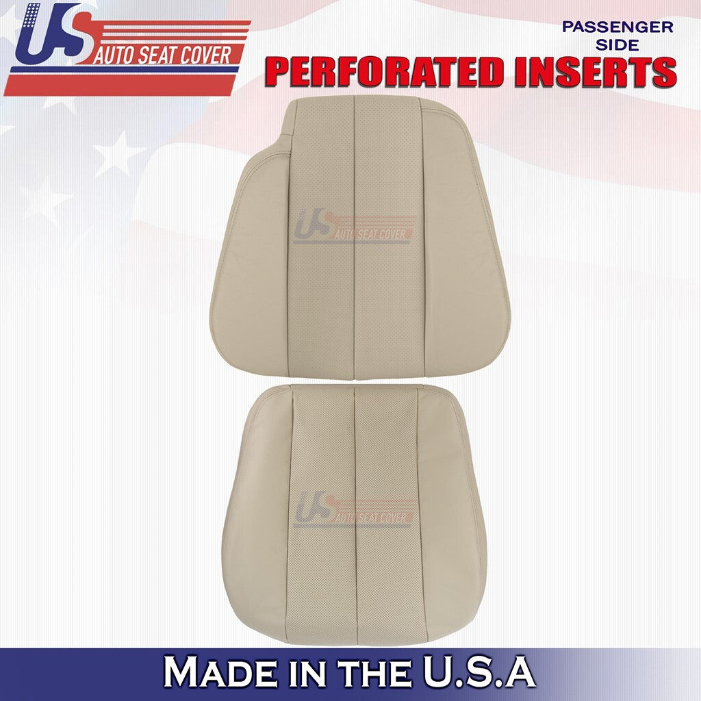 1990-1995 Fits Mercedes Benz SL320 Passenger Bottom &Top Leather Seat Cover Tan
