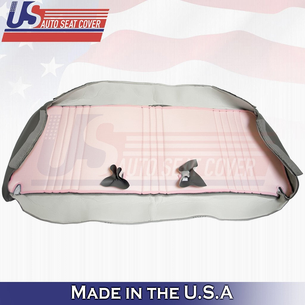 1995 to 2000 Fits GMC Sierra 1500 2500 WT Bench Top & Bottom Cloth Cover Gray