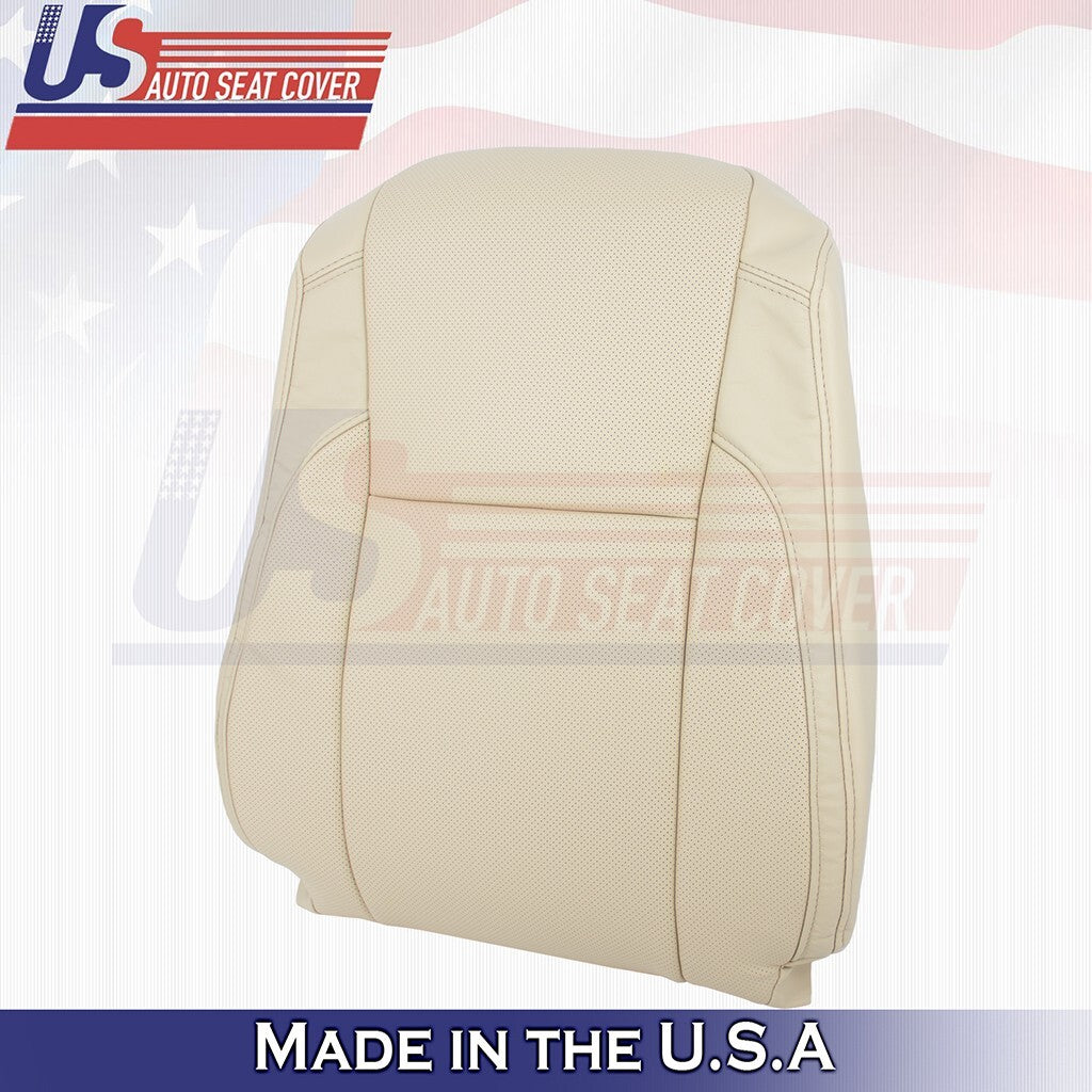 2018 2019 Fits Toyota Highlander Driver Top & Bottom Leather Seat Cover Tan