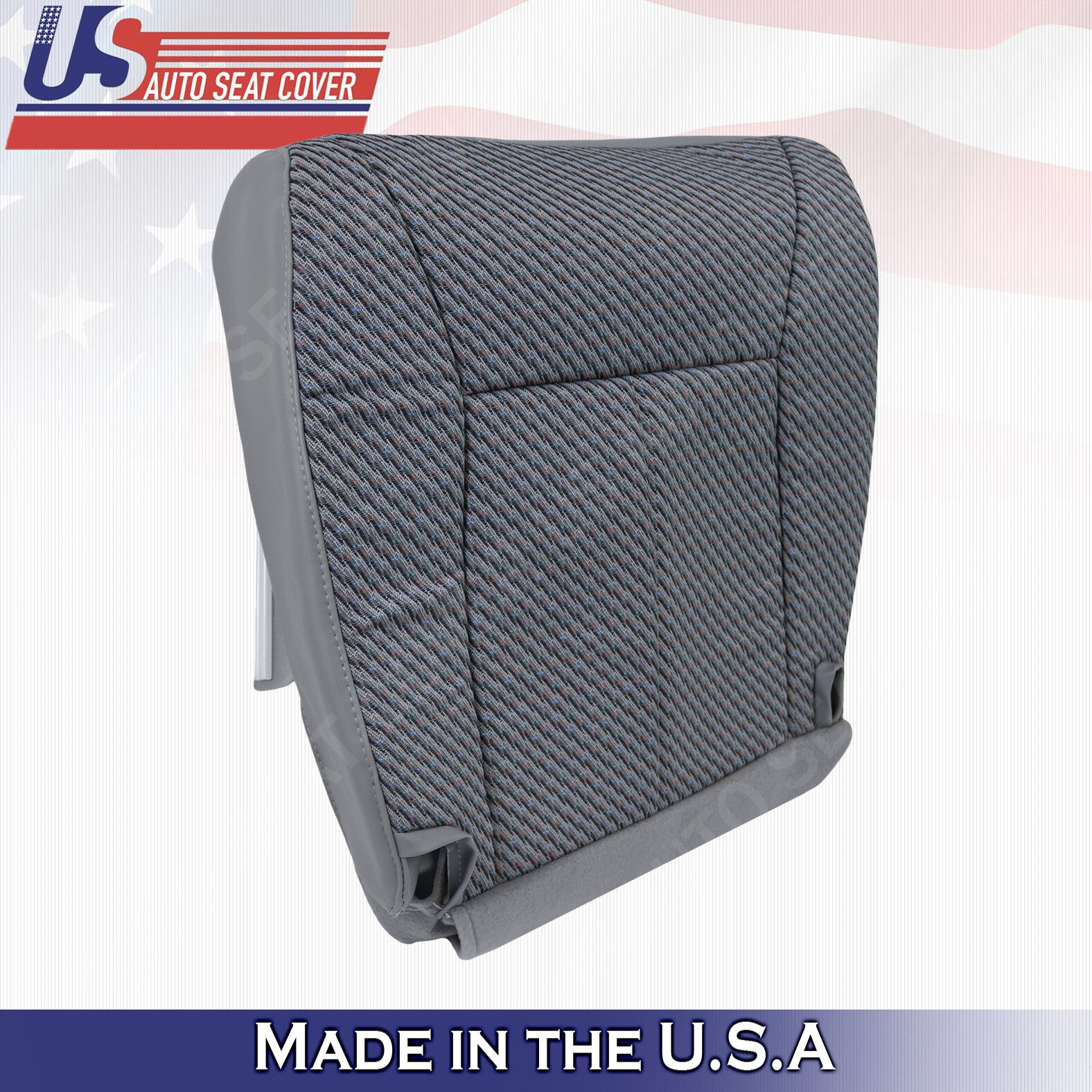 1998 - 2002 W/T Fits Dodge Ram Driver Front CLOTH Seat Replacement Covers Gray