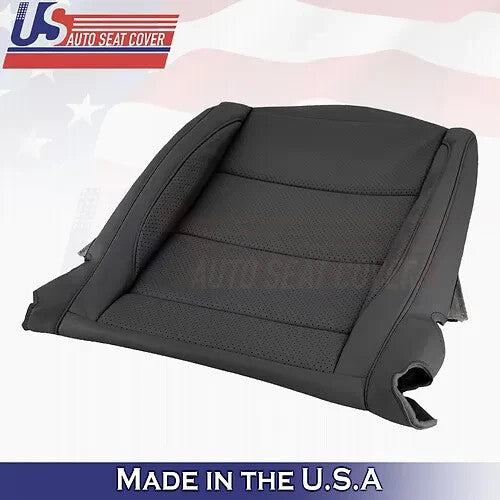 2006 -2010 Fits Volkswagen Jetta Passenger Bottom Perforated Leather Cover Black