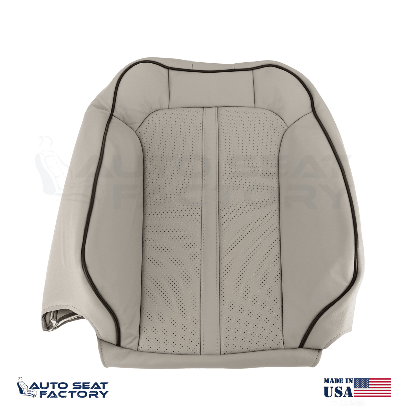 Replacement 2011 -2015 Lincoln MKX Perforated Med Light Stone Vinyl Seat Covers