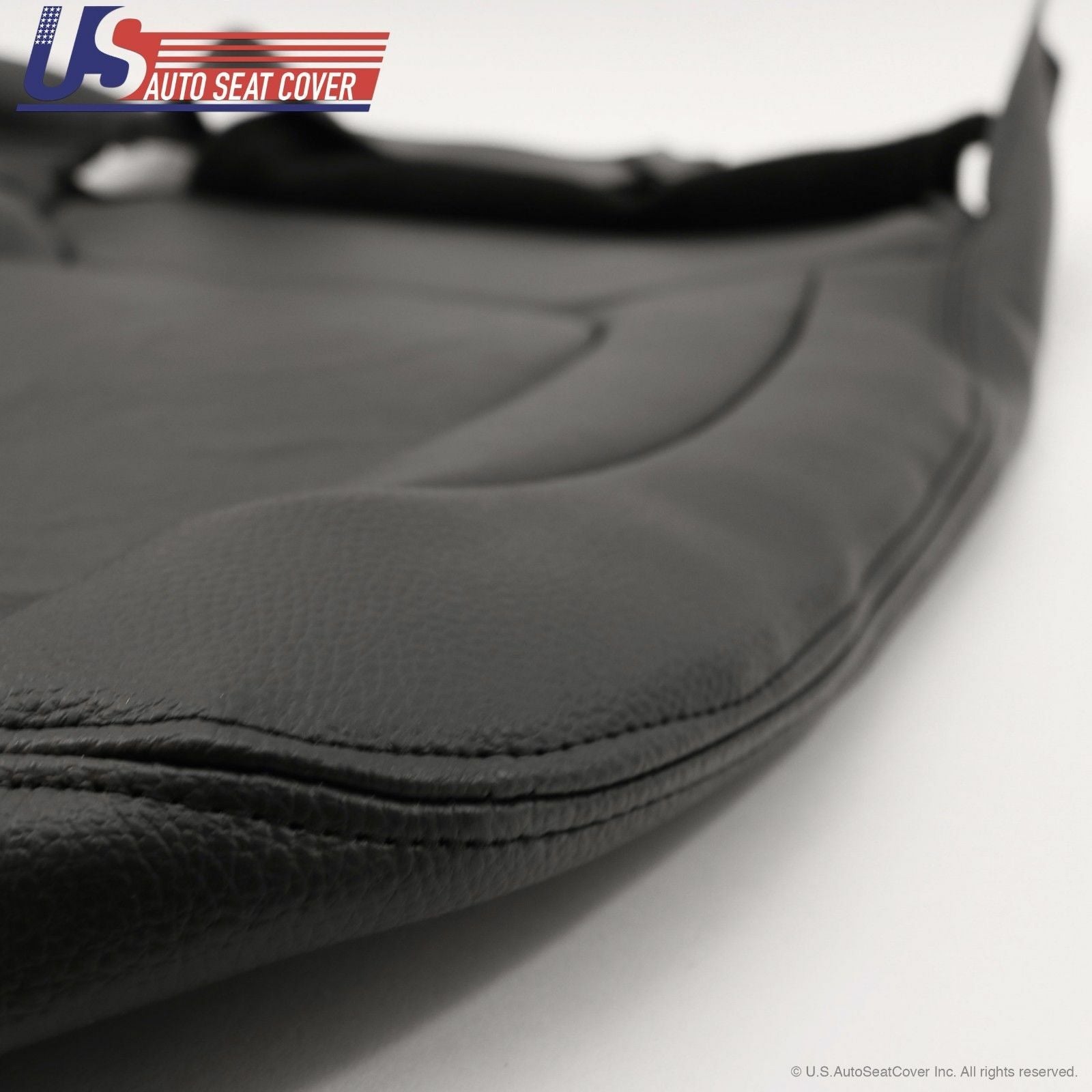 2005 For Dodge Ram Laramie Driver Bottom Replacement Leather Seat Cover Gray