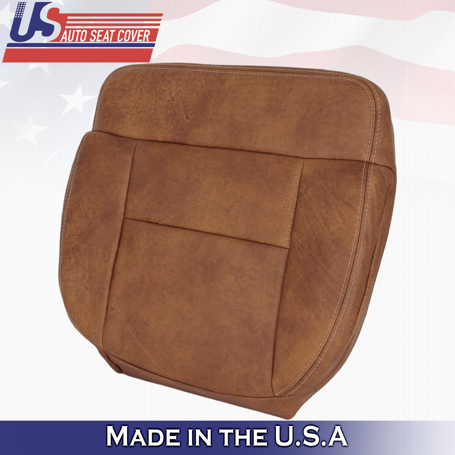 2004 to 2008 Fits Ford F150 King Ranch Passenger Side Bottom Leather Seat Cover