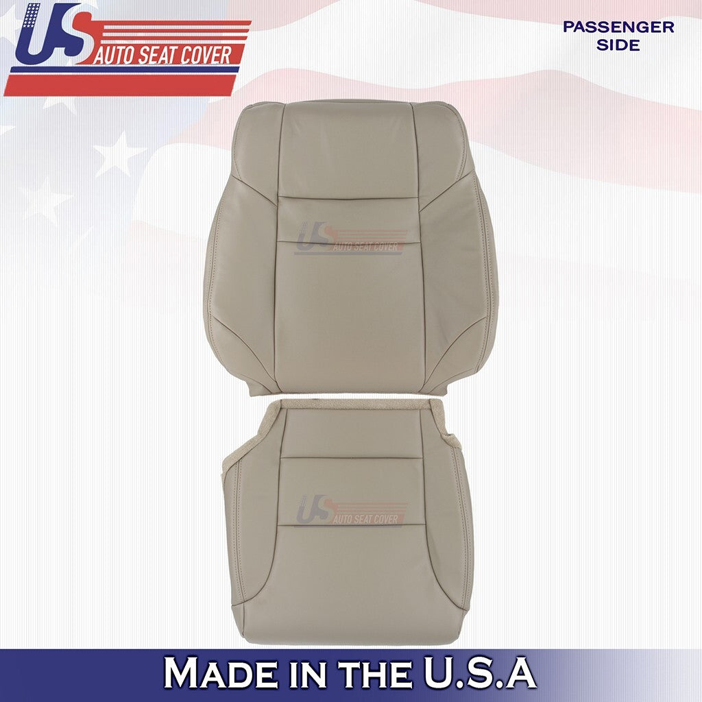 2012 -2016 FITS Honda CR-V Passenger Bottom & Top Genuine Leather Cover Tan