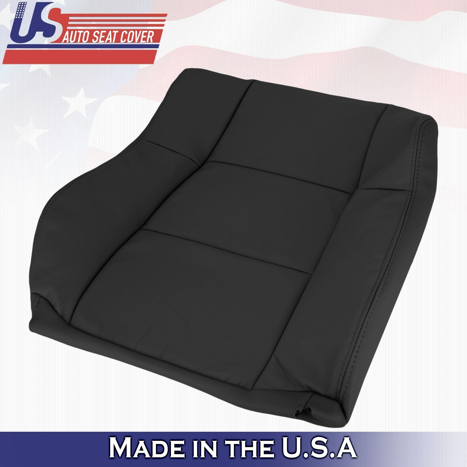 1997 1998 1999 For Lexus ES300 Passenger Side Top Leather Seat Cover Black