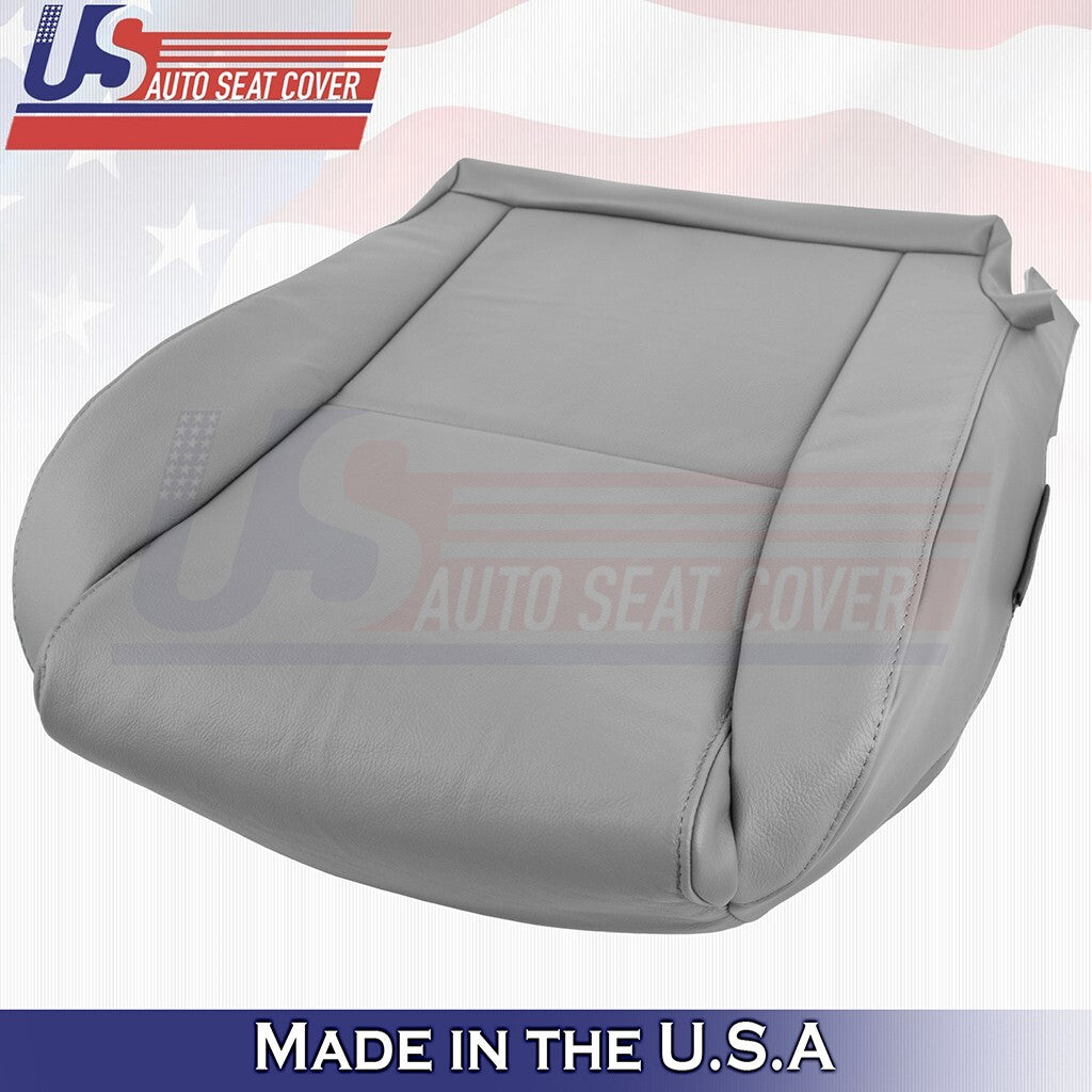 2009 to 2015 For Toyota Tacoma Driver & Passenger Top Bottom Leather Cover Gray