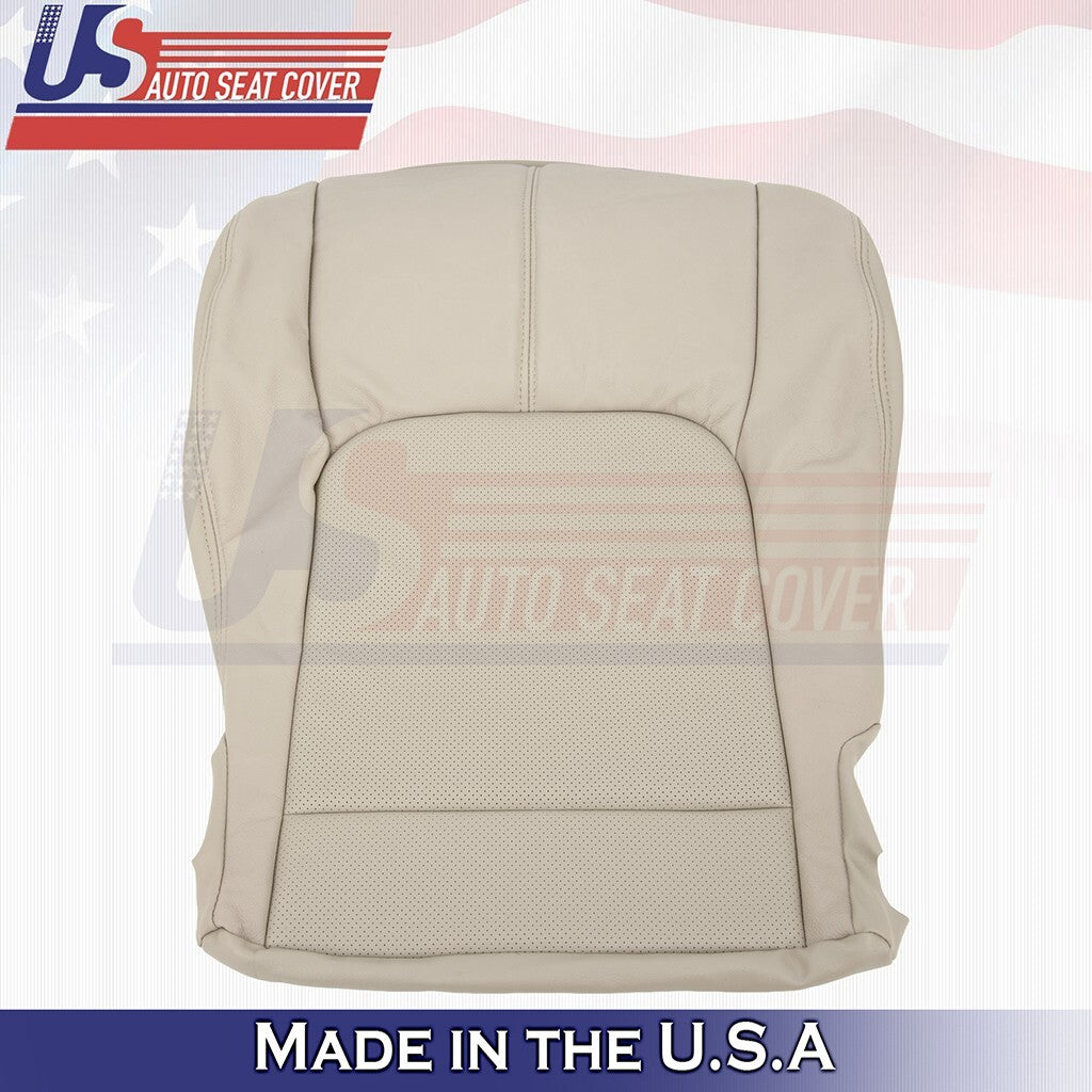 2009 to 2014 Fits Nissan Murano Passenger Bottom Leather Seat Cover Tan