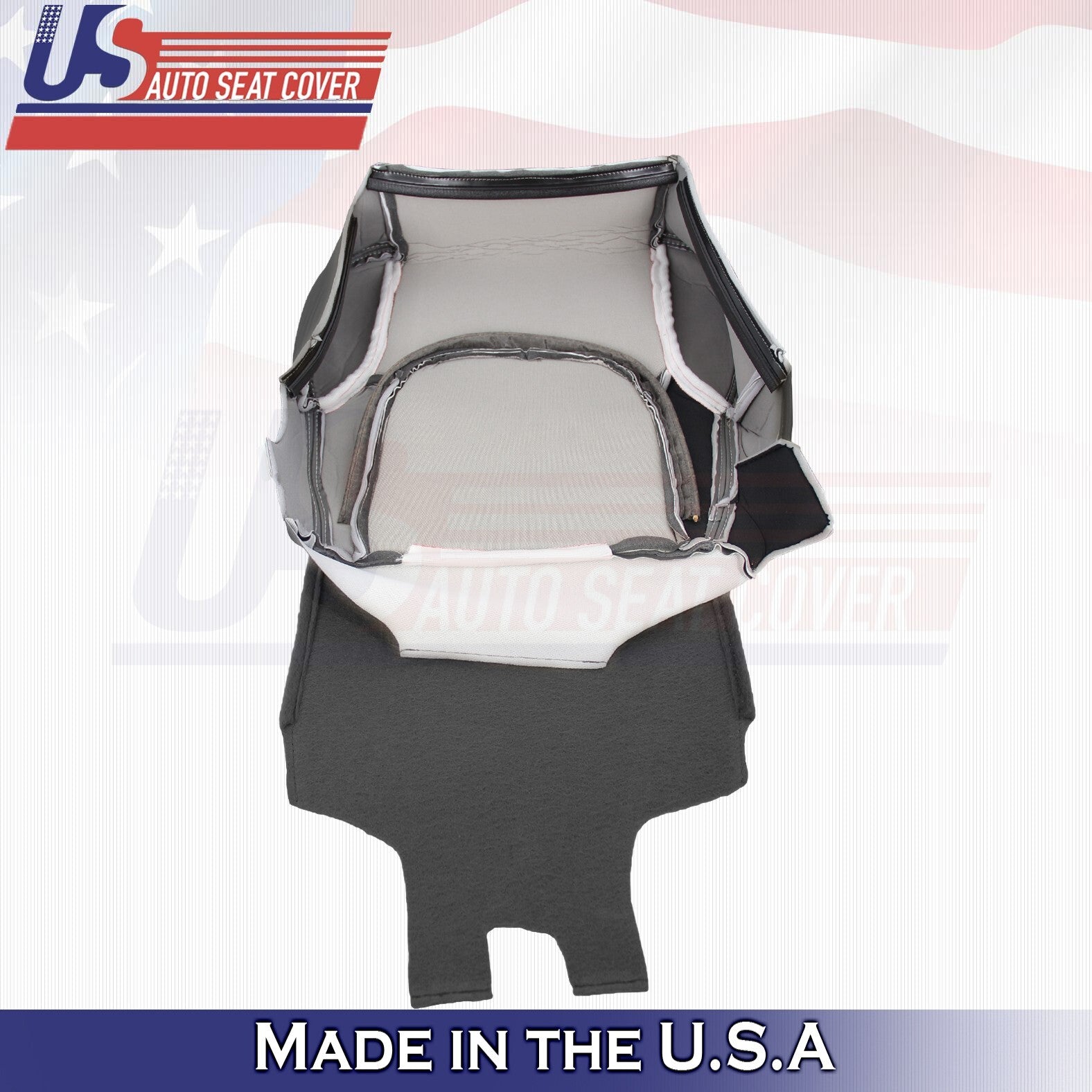 2005 to 2021 For Nissan Frontier Passenger Top & Bottom Leather Seat Covers BLK