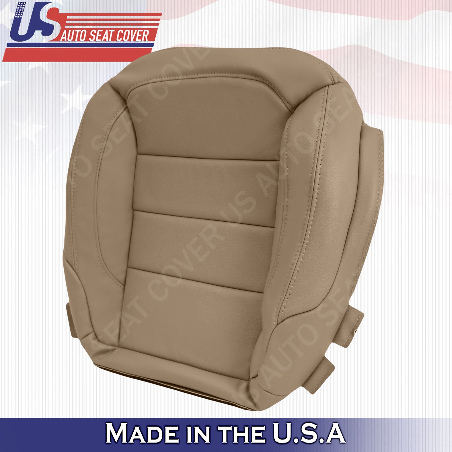 Fits 2012 2013 Mercedes Benz ML250 ML350 Lower Passenger Leather Seat Cover TAN