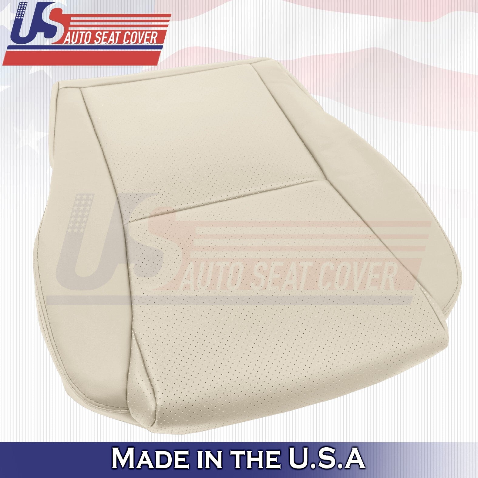 2004 to 2008 For Toyota Solara Driver Passenger Bottom & Top Leather Covers Tan