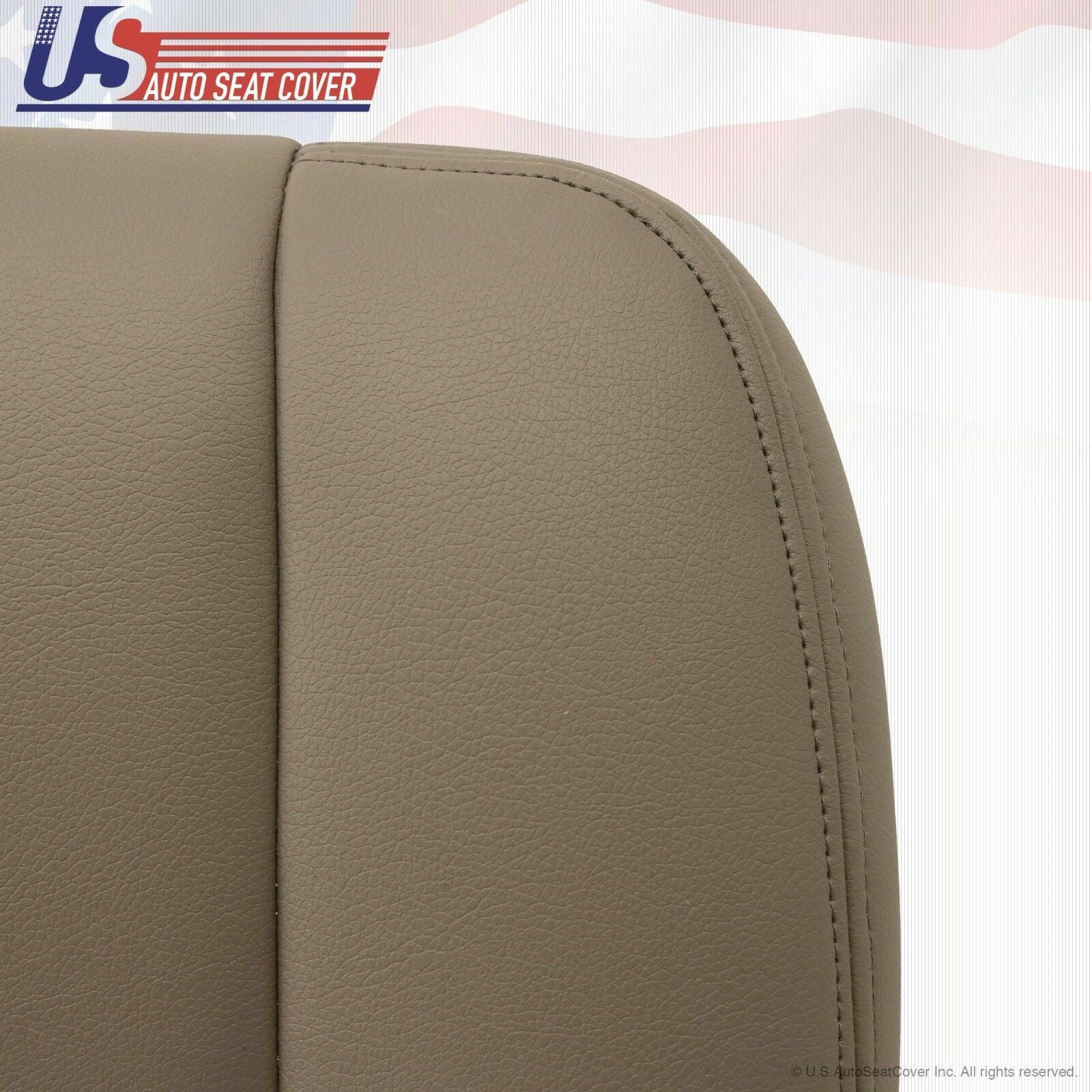 Fits 2002 Sequoia Front Driver Side Bottom Replacement Seat Cover Leather Tan
